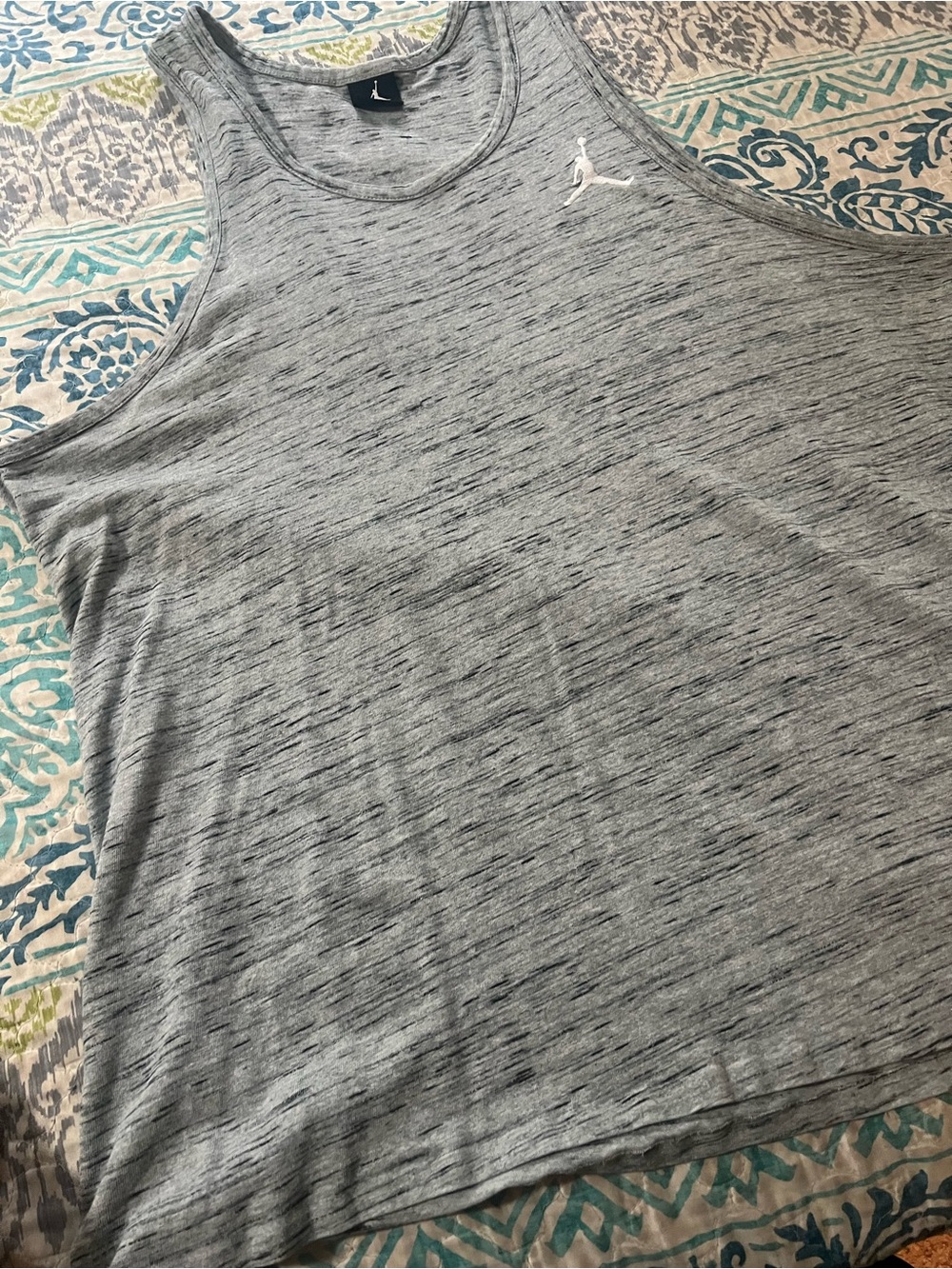Jordan Men’s Heather Gray Athletic Tank Top